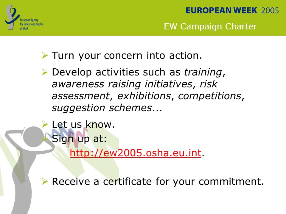 EW Campaign Charter  Turn your concern into action.