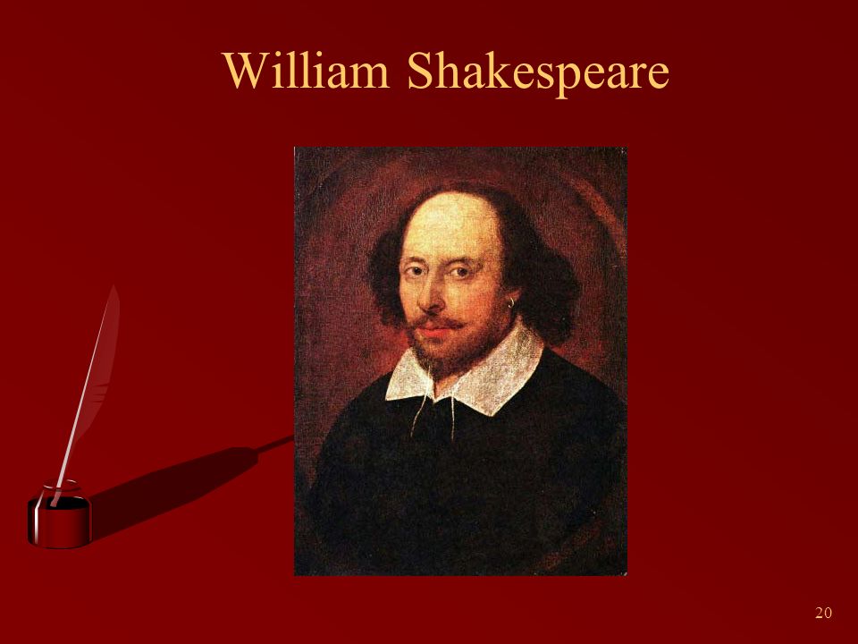 20 William Shakespeare