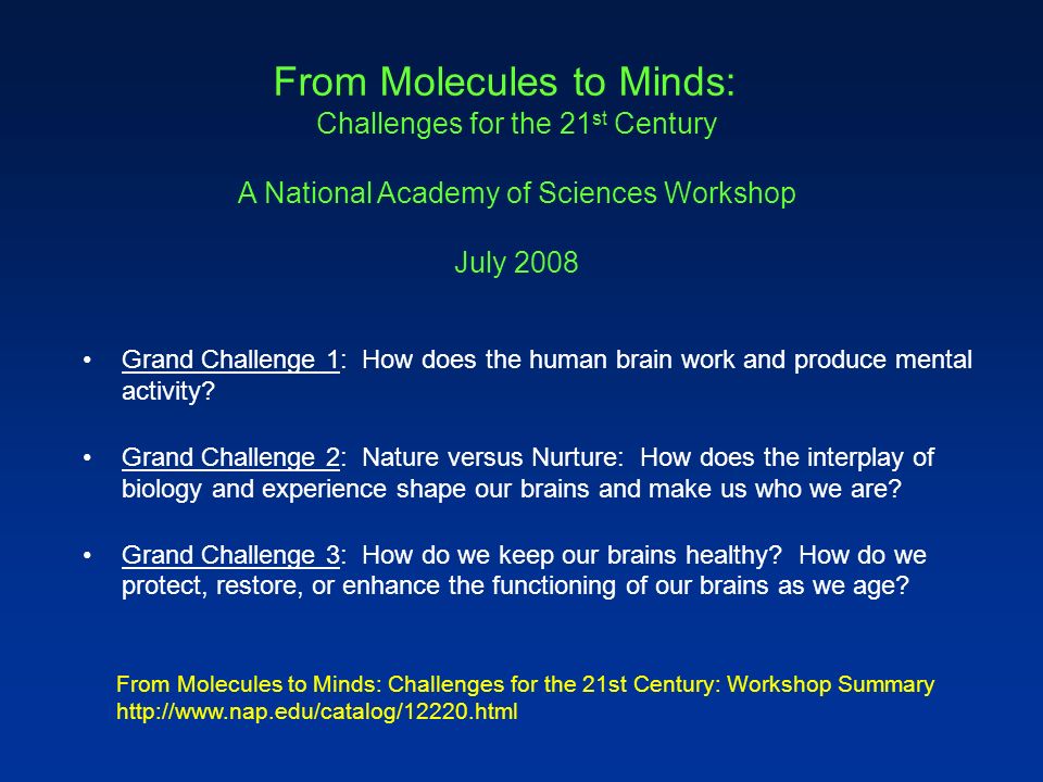 Grand Challenge How Does The Human Brain Work And Produce >> Gerry S Oxford Ph D Paul Carole Stark Neurosciences Grand Challenge How Does The Human Brain Work And Produce >> Gerry S Oxford Ph D Paul Carole Stark Neurosciences
