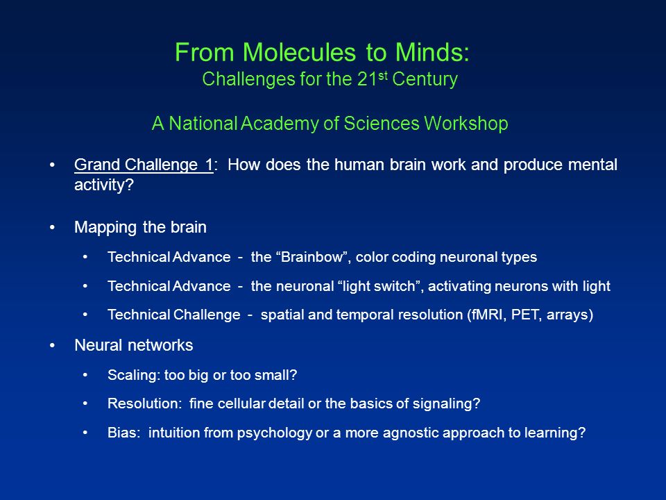 Grand Challenge How Does The Human Brain Work And Produce >> Gerry S Oxford Ph D Paul Carole Stark Neurosciences Research Grand Challenge How Does The Human Brain Work And Produce >> Gerry S Oxford Ph D Paul Carole Stark Neurosciences Research