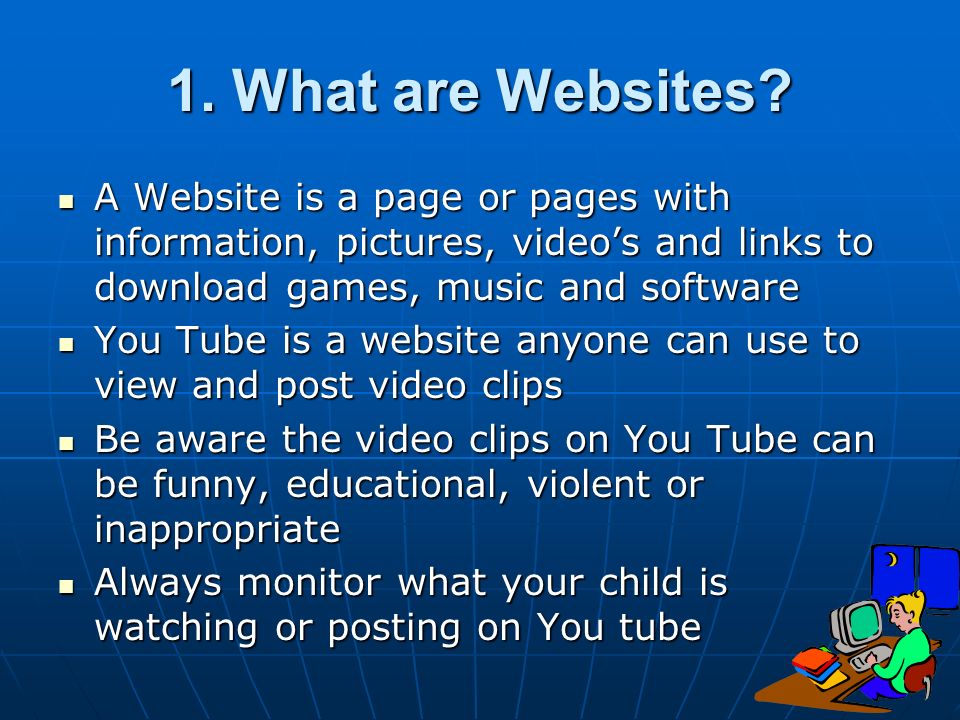 1. What are Websites.