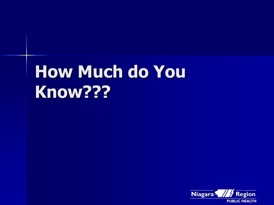 How Much do You Know