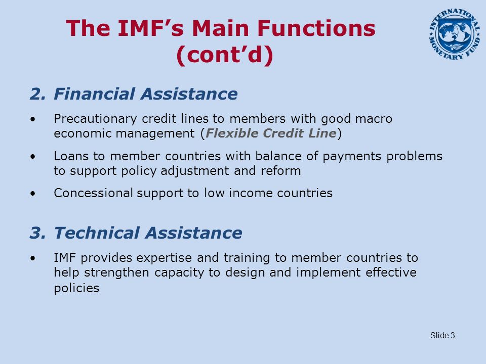 international monetary fund purpose functions of imf pdf