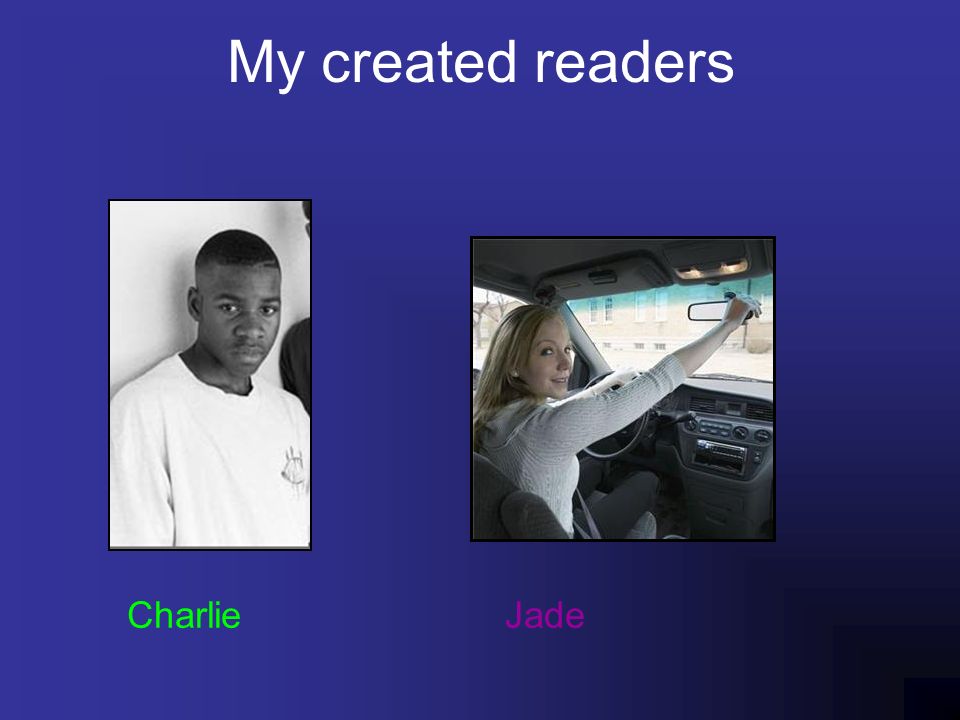 My created readers CharlieJade