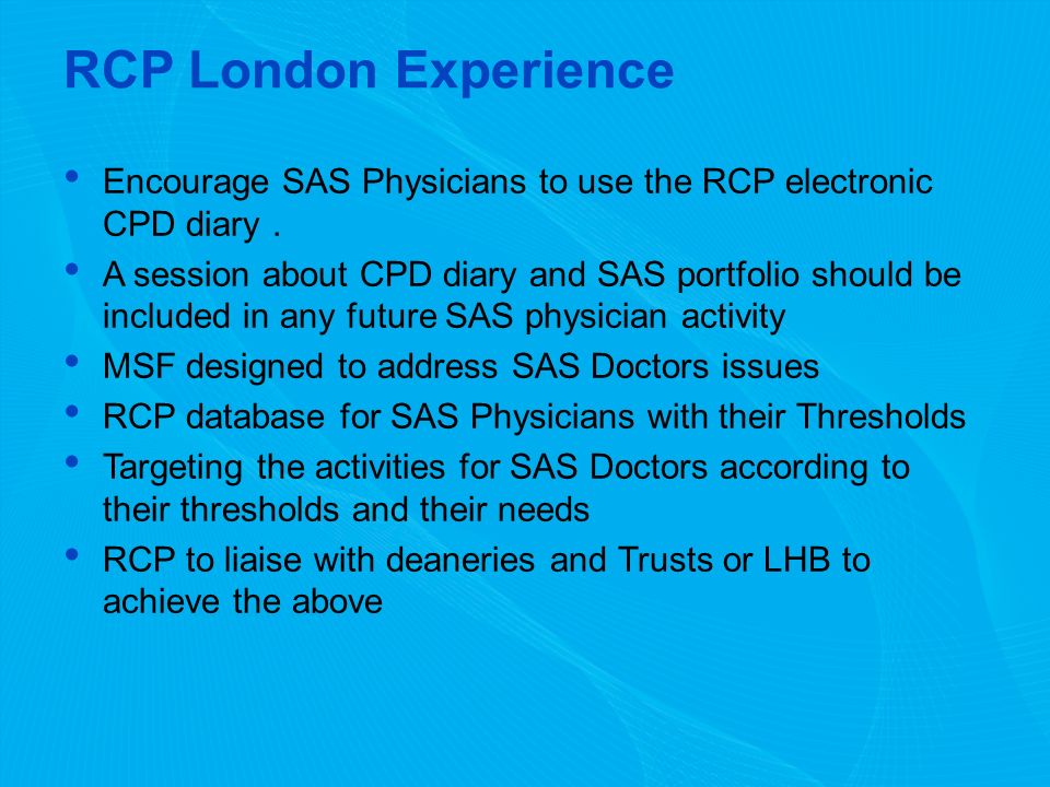SAS Doctors and the Royal Colleges Dr Amer Jafar, SAS Steering Group, Royal  College Of Physicians /London. - ppt download