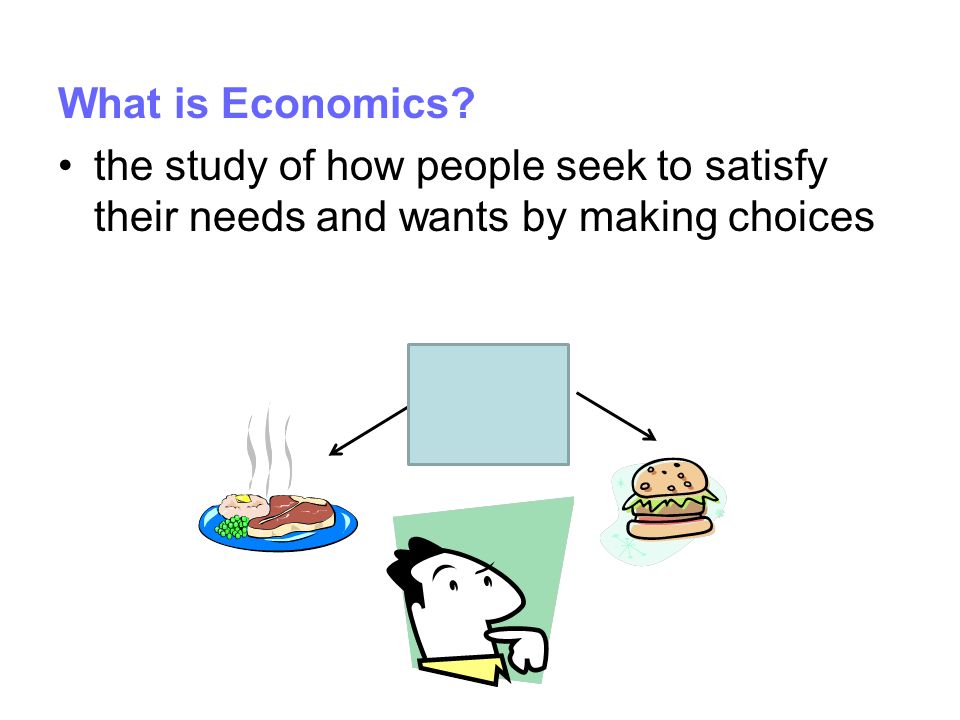 What is Economics the study of how people seek to satisfy their needs and wants by making choices