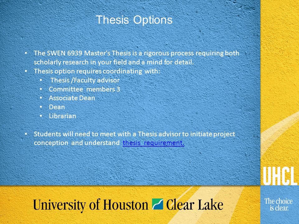The SWEN 6939 Master s Thesis is a rigorous process requiring both scholarly research in your field and a mind for detail.