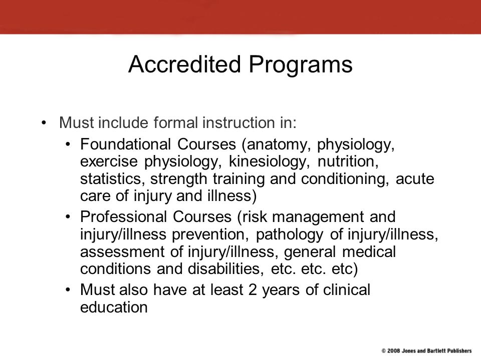 BOC Certification To qualify: Complete a CAATE- accredited Athletic Training Education Program (ATEP).