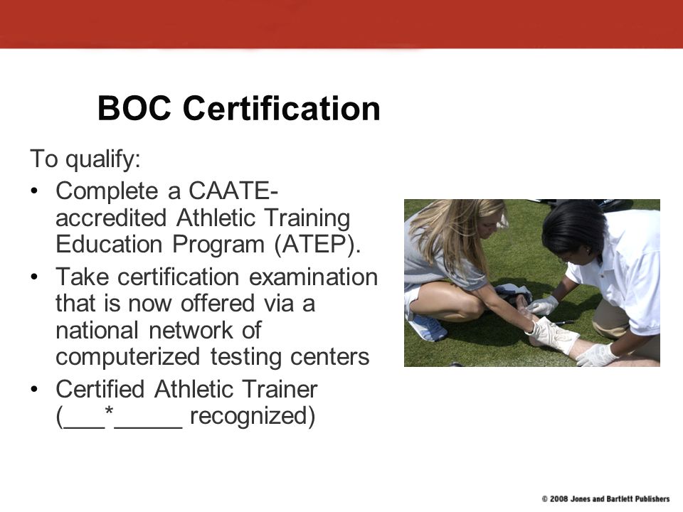 Key Team Members - Athletic Trainers ___*_ ____*______ athletic trainer: an allied health care professional with extensive education in clinical care & prevention of sports injuries.