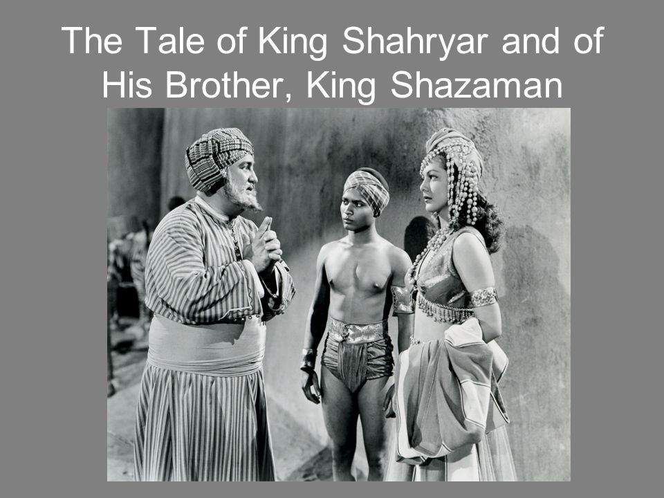 king shahryar and his brother