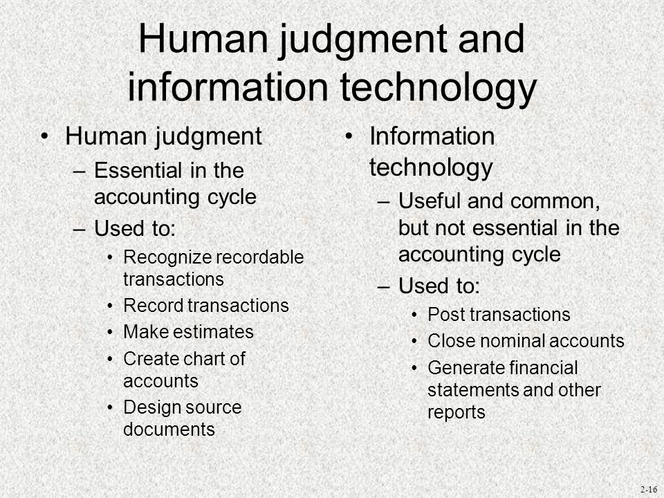 Chart Of Accounts For Information Technology