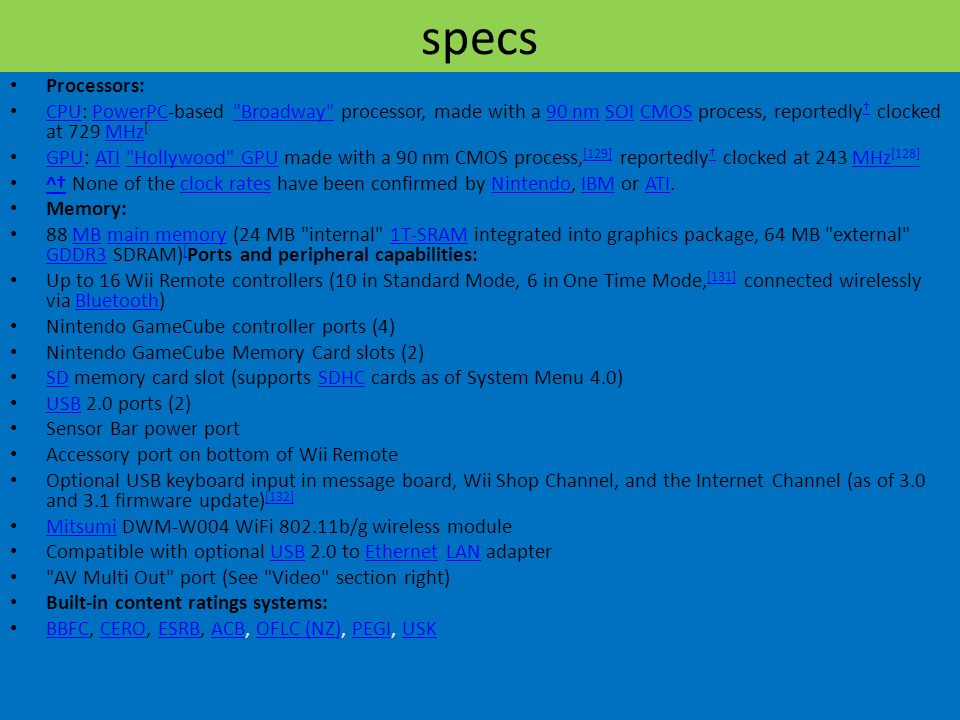 magnavox odyssey specs