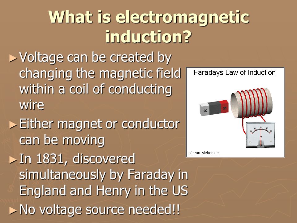What is electromagnetic induction.