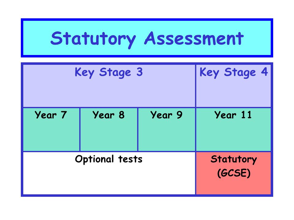 Statutory Assessment of Your Child When and how