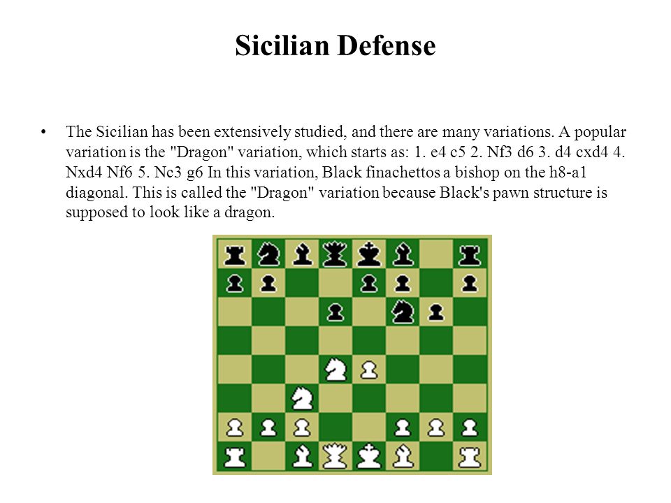 B70 - Sicilian Defense, Dragon Variation 