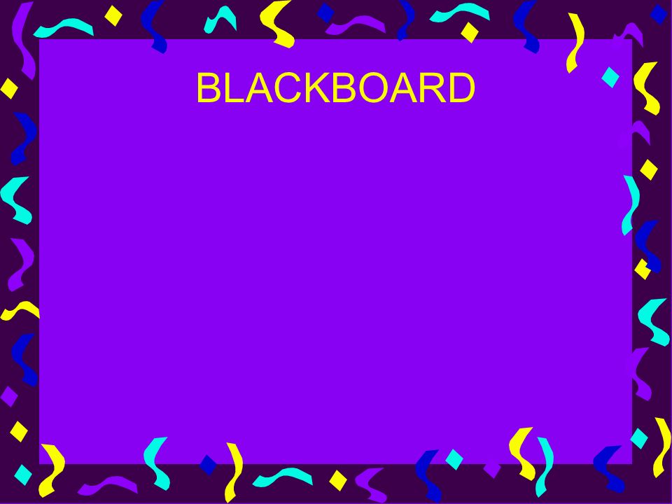 BLACKBOARD