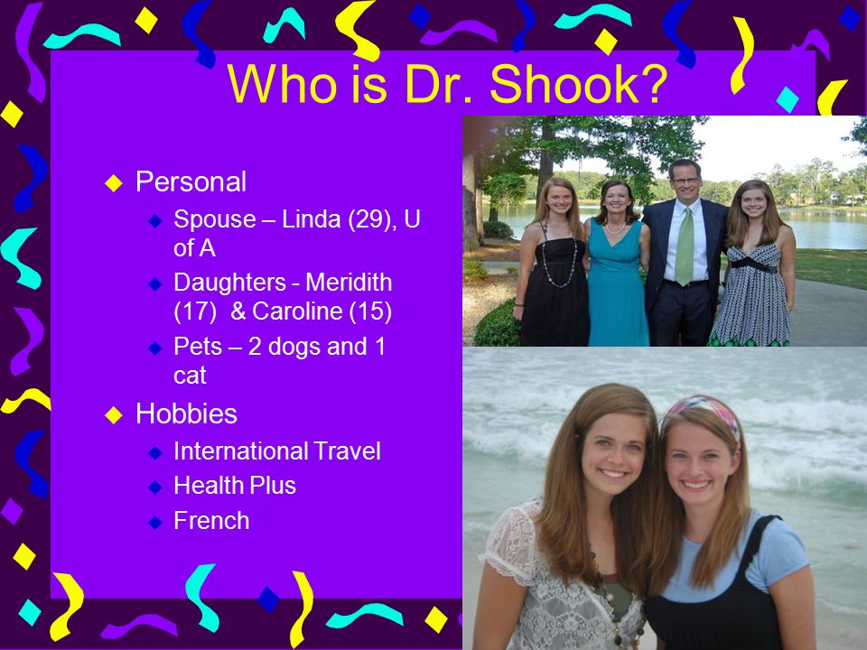 Who is Dr. Shook.