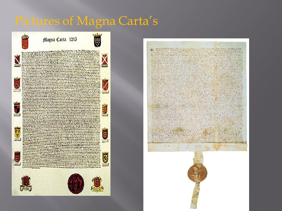Pictures of Magna Carta’s