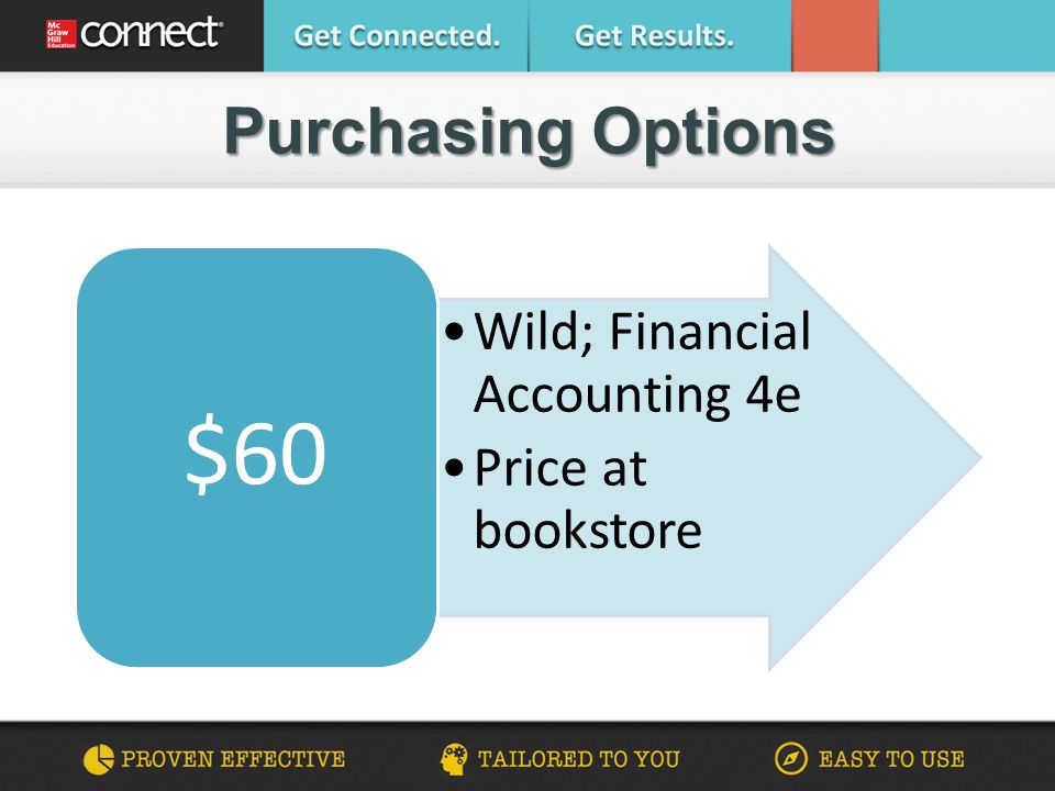 Wild; Financial Accounting 4e Price at bookstore $60 Purchasing Options