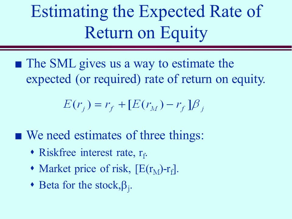 Class 8 The Capital Asset Pricing Model Efficient Portfolios With Multiple Assets E R 0 Asset 1 Asset 2 Portfolios Of Asset 1 And Asset 2 Portfolios Ppt Download