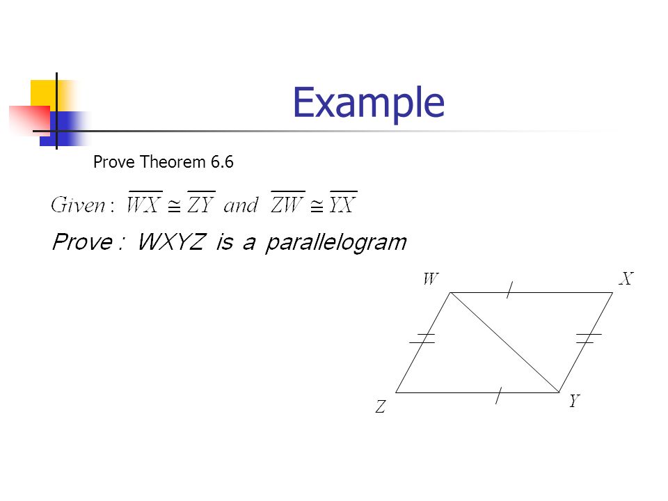 Example Prove Theorem 6.6