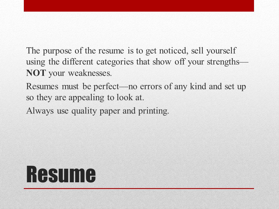 7 resume