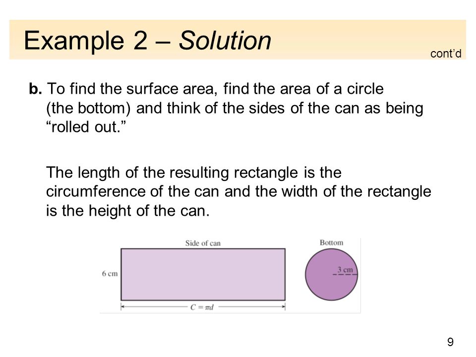 9 Example 2 – Solution b.