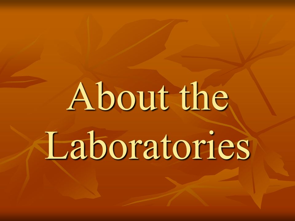About the Laboratories
