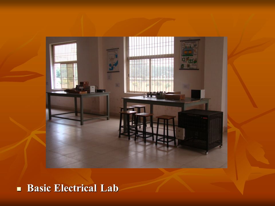 Basic Electrical Lab Basic Electrical Lab