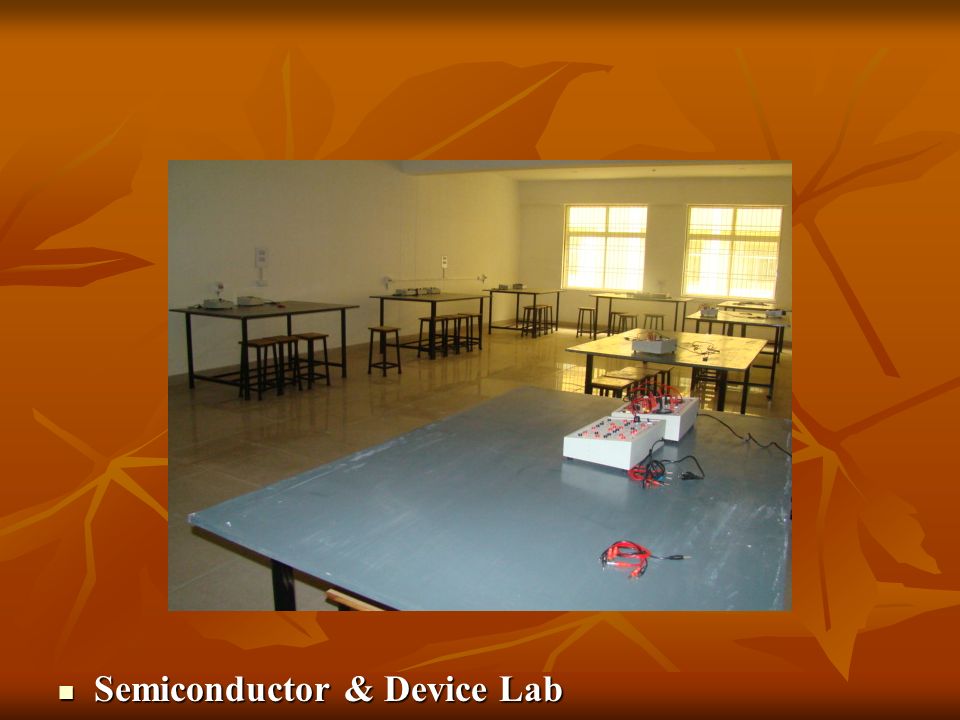 Semiconductor & Device Lab Semiconductor & Device Lab