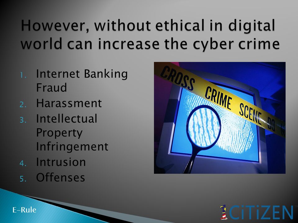 Each new technology will be faced with the huge problem of ethical behavior while surfing the internet.