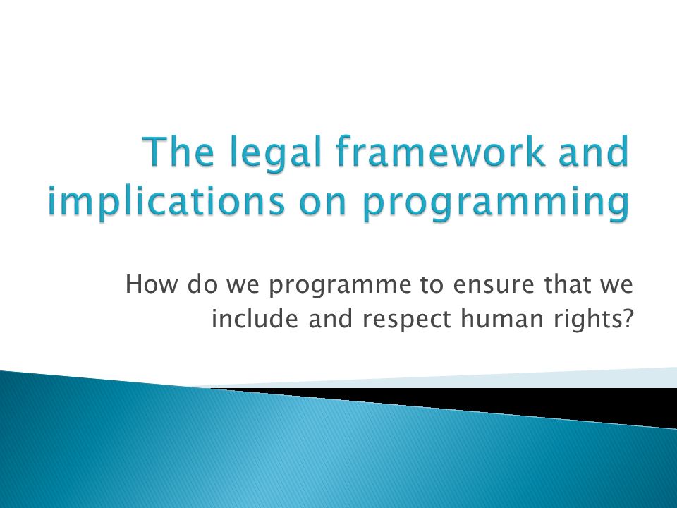 How do we programme to ensure that we include and respect human rights
