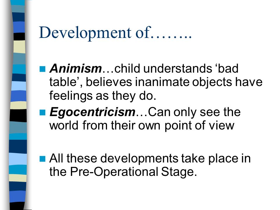 Piaget's Cognitive Development Cognition: How people think & Understand.  Piaget developed four stages to his theory of cognitive development:  Sensori-Motor. - ppt download