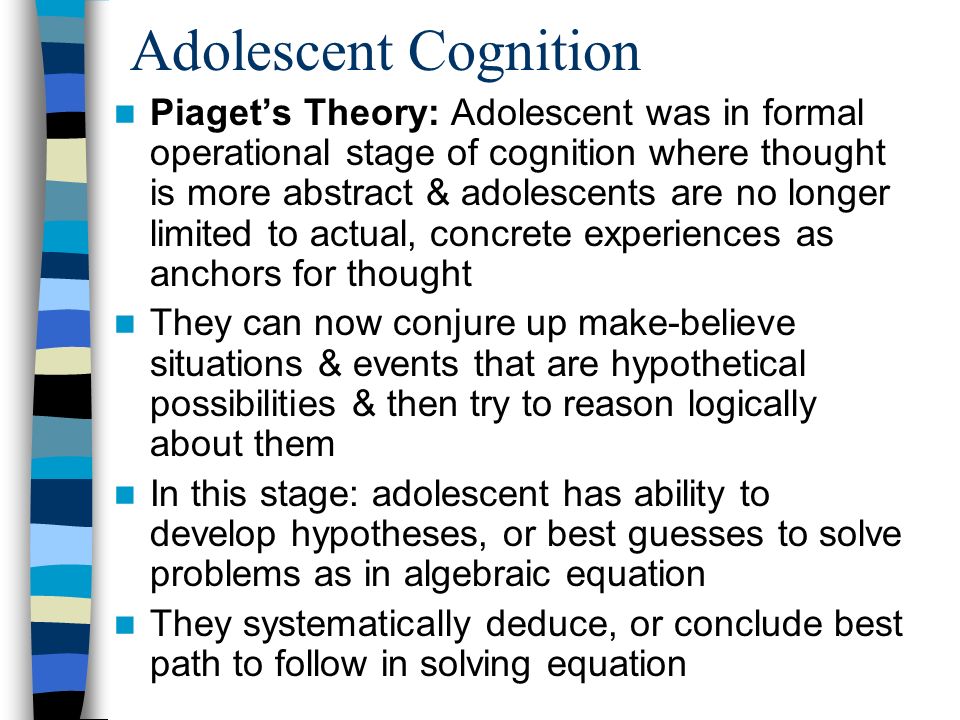 piaget theory adolescence