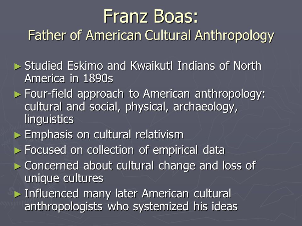 father of american anthropology