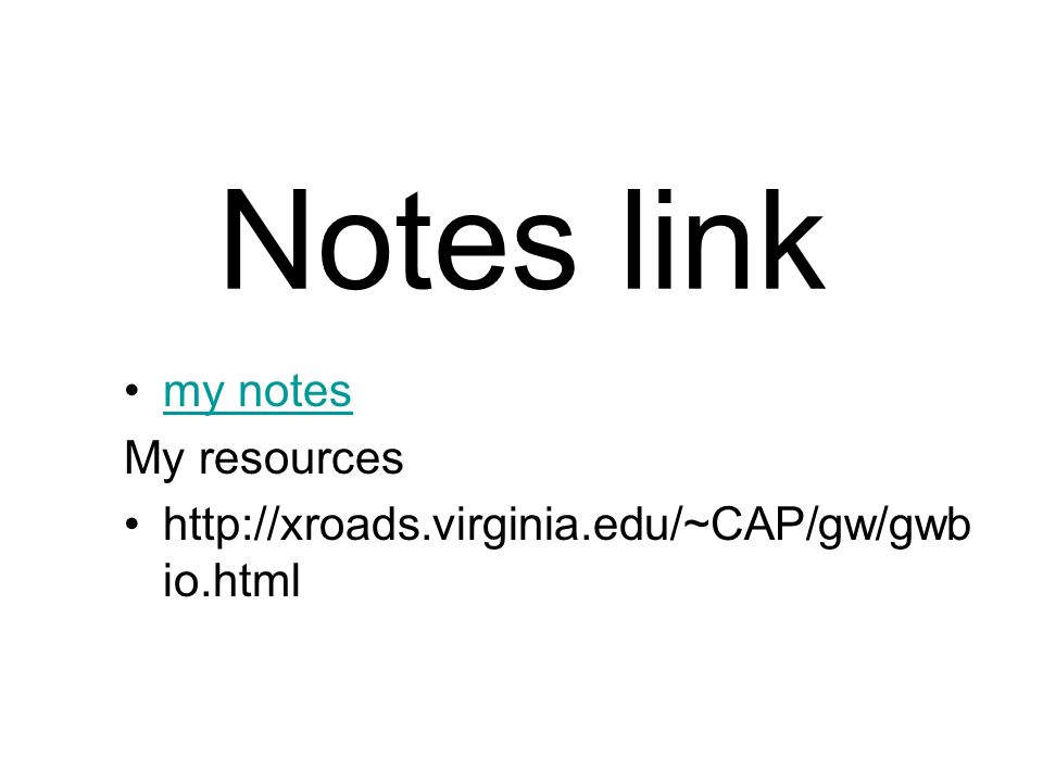 Notes link my notes My resources   io.html