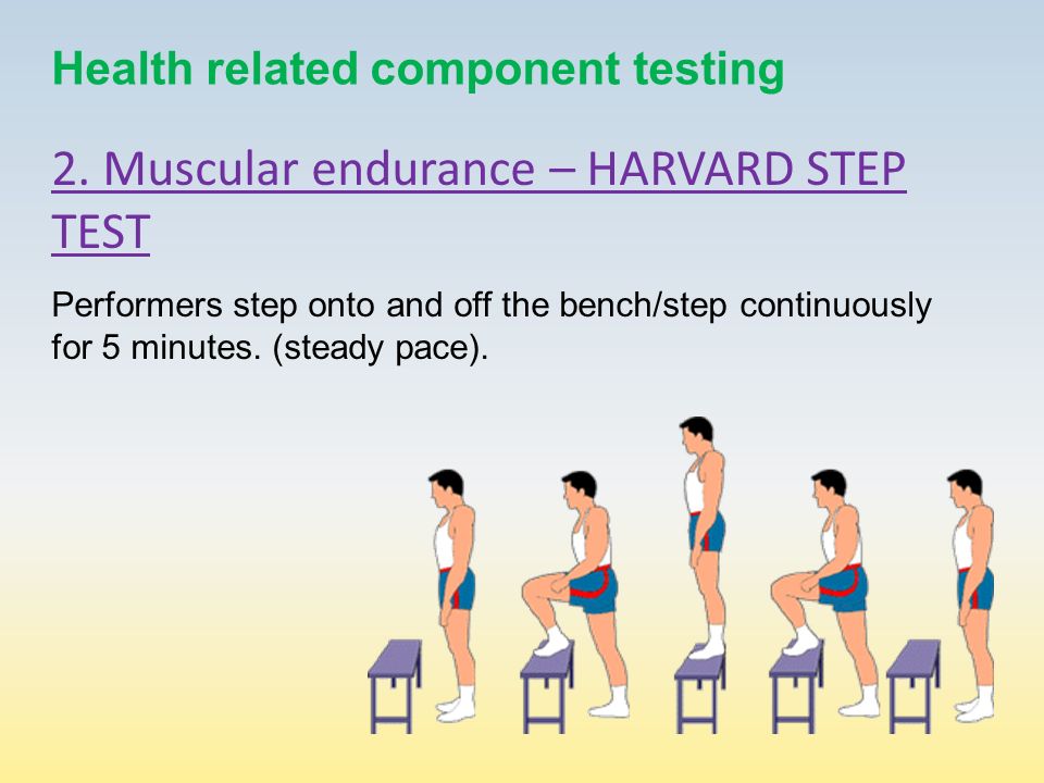 Health related component testing 2.