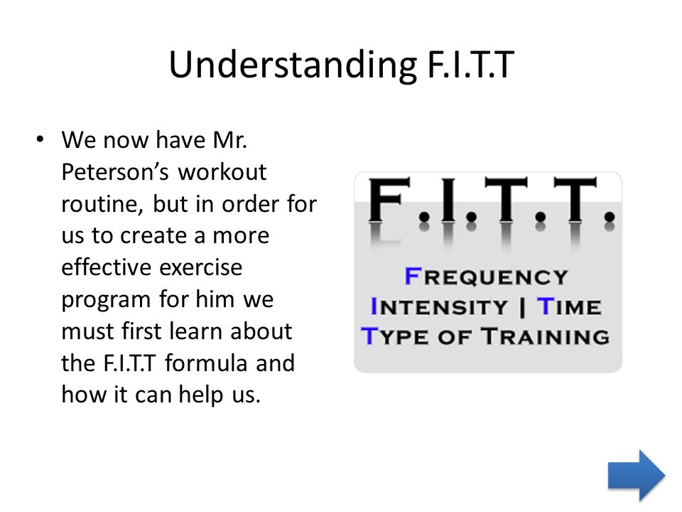 Fitt Formula Chart