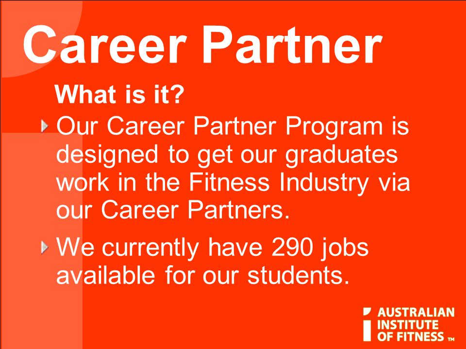 voldtage karton protestantiske Private tertiary training provider Nationally recognised courses First in fitness  careers Strong industry links Who are we? - ppt download