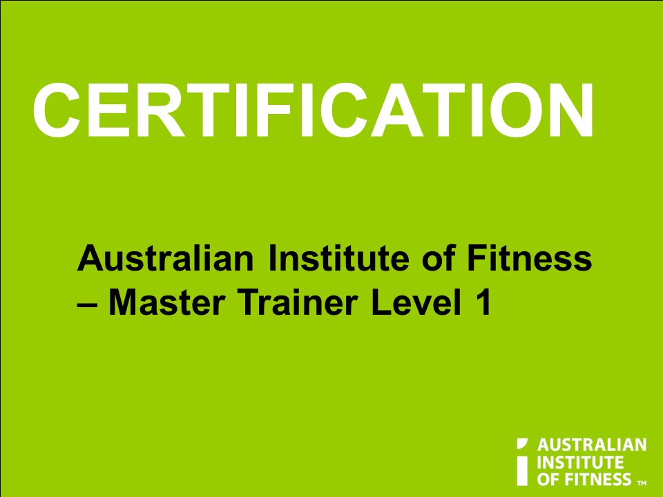 Private tertiary training provider Nationally recognised in fitness careers Strong industry links are we? ppt download