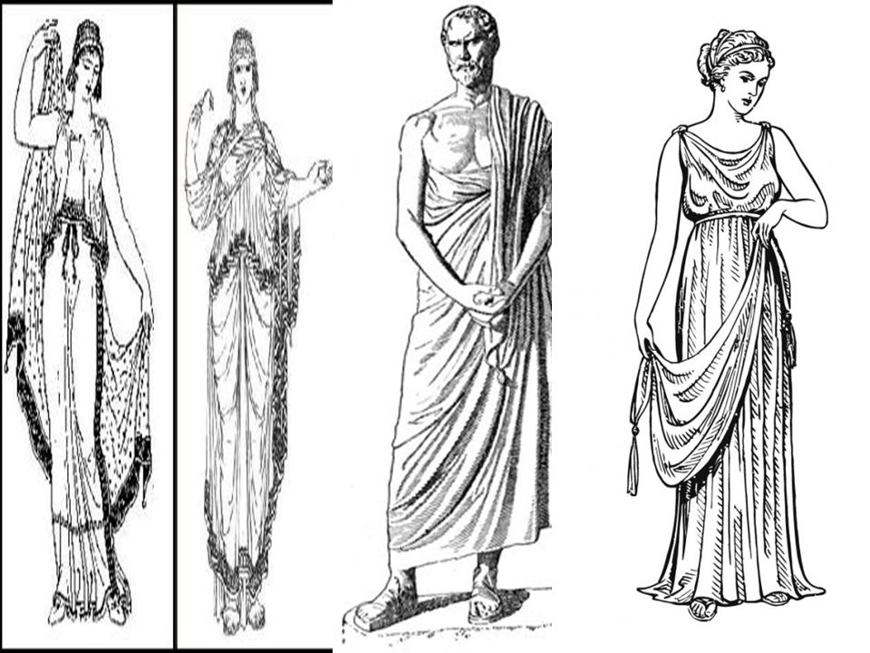 Clothing In Ancient Greece Was Loose Fitting Unlike The Tight Fitting Outfits Worn By Those People The Greeks Considered Barbarians Both Men And Women Ppt Download