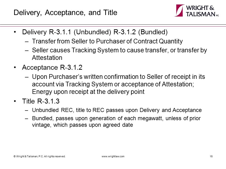 WSPP REC Training A Walk Through The REC Schedule WSPP Webinar August ...