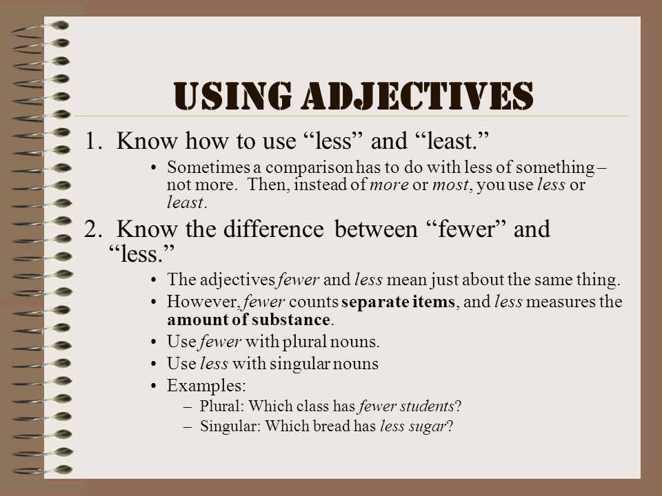 Introduction to Grammar, continued…. Adjectives Adjectives describe or  modify nouns or pronouns. They tell what the things named by nouns and  pronouns. - ppt download