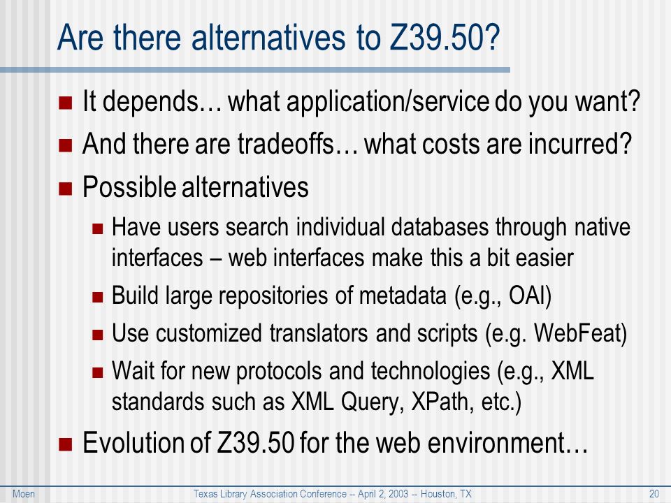 Z39.50 : a premier on the protocol