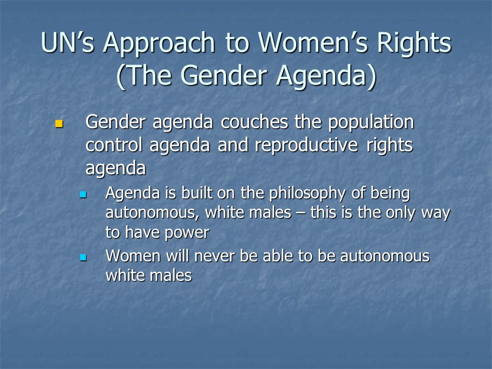 Women And Human Rights Presented By Rebecca Austen Director Of Advocacy World Youth Alliance Ppt Download