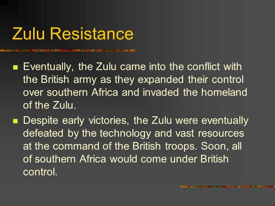 Zulu Resistance