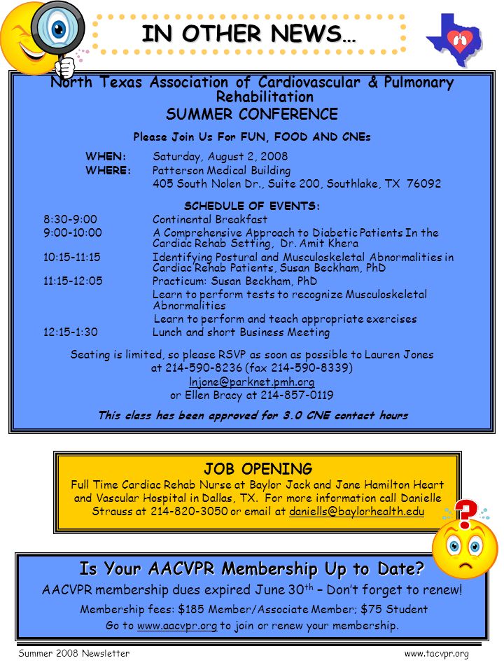 summer 2008 newsletterwww tacvpr org texas association of