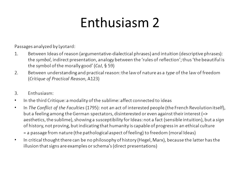 The Kantian Critique of History Enthusiasm