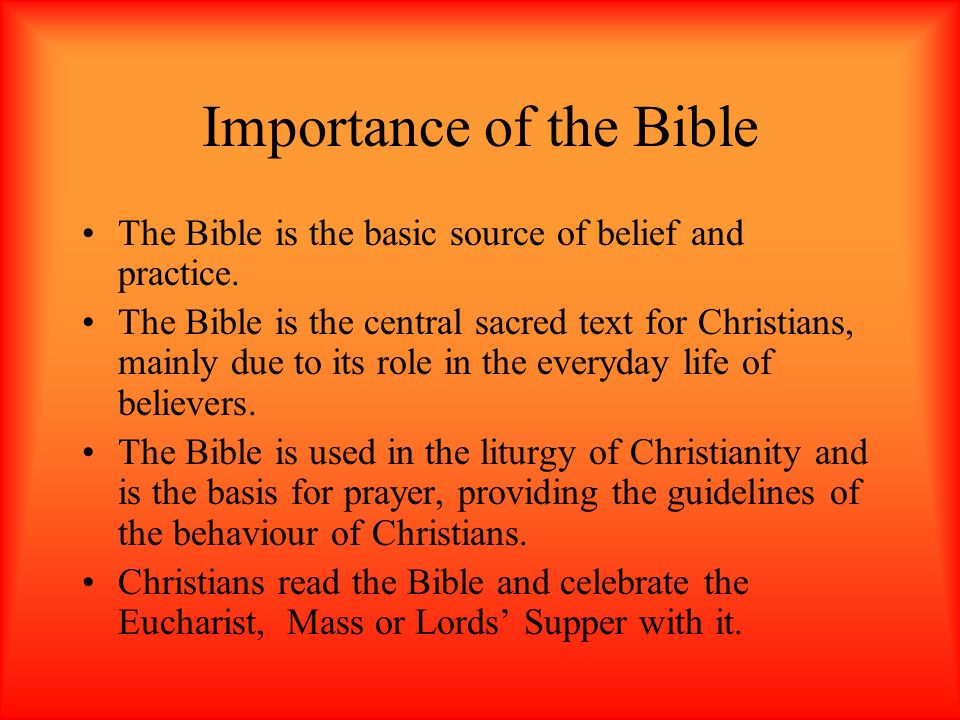Bible Teachings