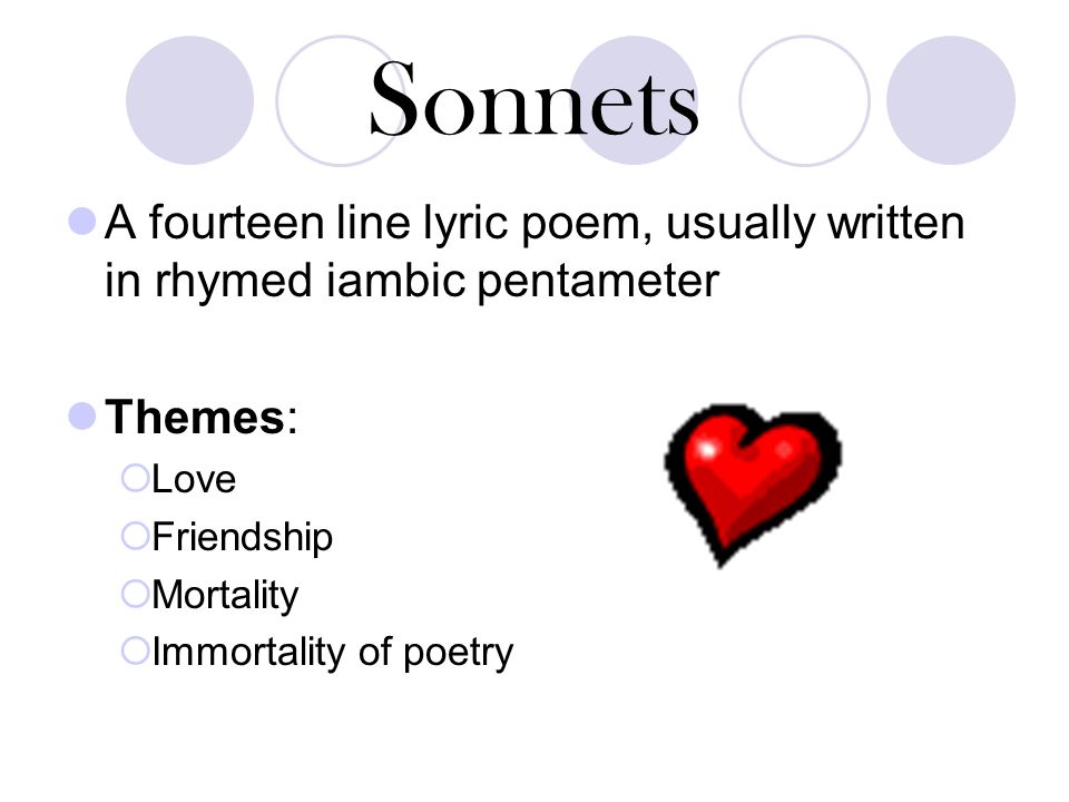 That completes our notes on literary terms. Now we will discuss sonnets more in depth.